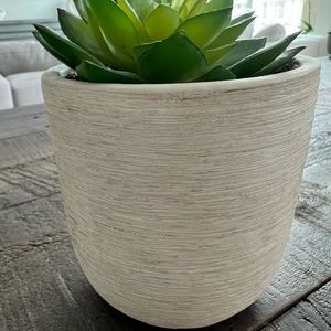 Artificial potted succulent